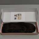 REECHO 24" Claw Clip in Ponytail Extensions Long Curly Wavy Ponytail Hair Extension Jaw Clip on Pony Tails Hairpiece for Women - Dark Chocolate Brown