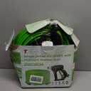 Tool Daily Sewer Jetter Kit for Pressure Washer 100 FT, Short Power Washer Gun, Drain Cleaner Hose 1/4 Inch NPT, Corner, Rotating and Button Nose Sewer Jetting Nozzle, 3600 PSI (Green)