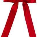 30 Pcs Burgundy Satin Bows 6 X 10 Inch Premade Bows with Twist Tie for Wedding Florist Decor, Cake Pops,Christmas Tree & Gift Wrapping(Burgundy)