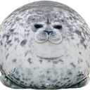 23.7 inch Large Seal Plush Pillow: Soft Stuffed Animal Toy ,Chubby Blob Seal Plushie for Boys Girls, Cute Room Decor Ocean Animals Pillow for Bed Sofa, Kids Gifts for Birthday, Valentine, Christmas