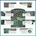IFORREST Double Cotton Flannel Sleeping Bag for Adults Extra-Wide 2-Person 10F Cold Weather Camping Bed, Warm Queen XXL Size, Extra-Large, Double