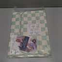 Tiny Twinkle Portable Diaper Changing Pad | Waterproof, Wipeable & Compact Baby Changing Pad for Travel | Smart Wipes Pocket & Organized Storage| Newborn Shower Gift (Sage Checkers)