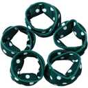 Bememo 40 Pieces Soft Curlers Hair Rollers Overnight Heatless Pillow Rollers for Hair Satin Sponge Curlers to Sleep in No Heat for Long Short Styling Tools(Dark Green)