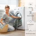 Runner Rug Boho Vintage Washable Area Rugs Dark Green Black 2x6 Neutral Modern Small Carpet Hallways Non Slip Runners for Kitchen Laundry Bedroom Living Room