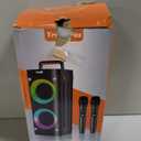 Party Speaker Bluetooth Wireless, Portable Karaoke Speaker with Microphone