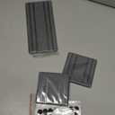 3PCS Water Absorbing Stone Tray, DryingNeat Diatomite Stone Sink Tray, Instant Dry Sink Coasters, Kitchen Sponge Hand Soap Holder, Countertop Fast Drying Counter Trays,8 * 4inch and 4 * 4inch (1pcs 2110cm + 2pcs 1010cm Dark Gray Stripe)