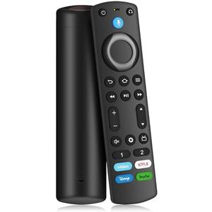 Replacement Remote Control Compatible with Fire Smart TV Stick 4K(1st/2nd Gen)/TV Stick (2nd Gen/3rd Gen/Lite/4K Max), FireStick Remote for Smart TV 3rd Gen & Cube with Voice Controller, 2 Pack