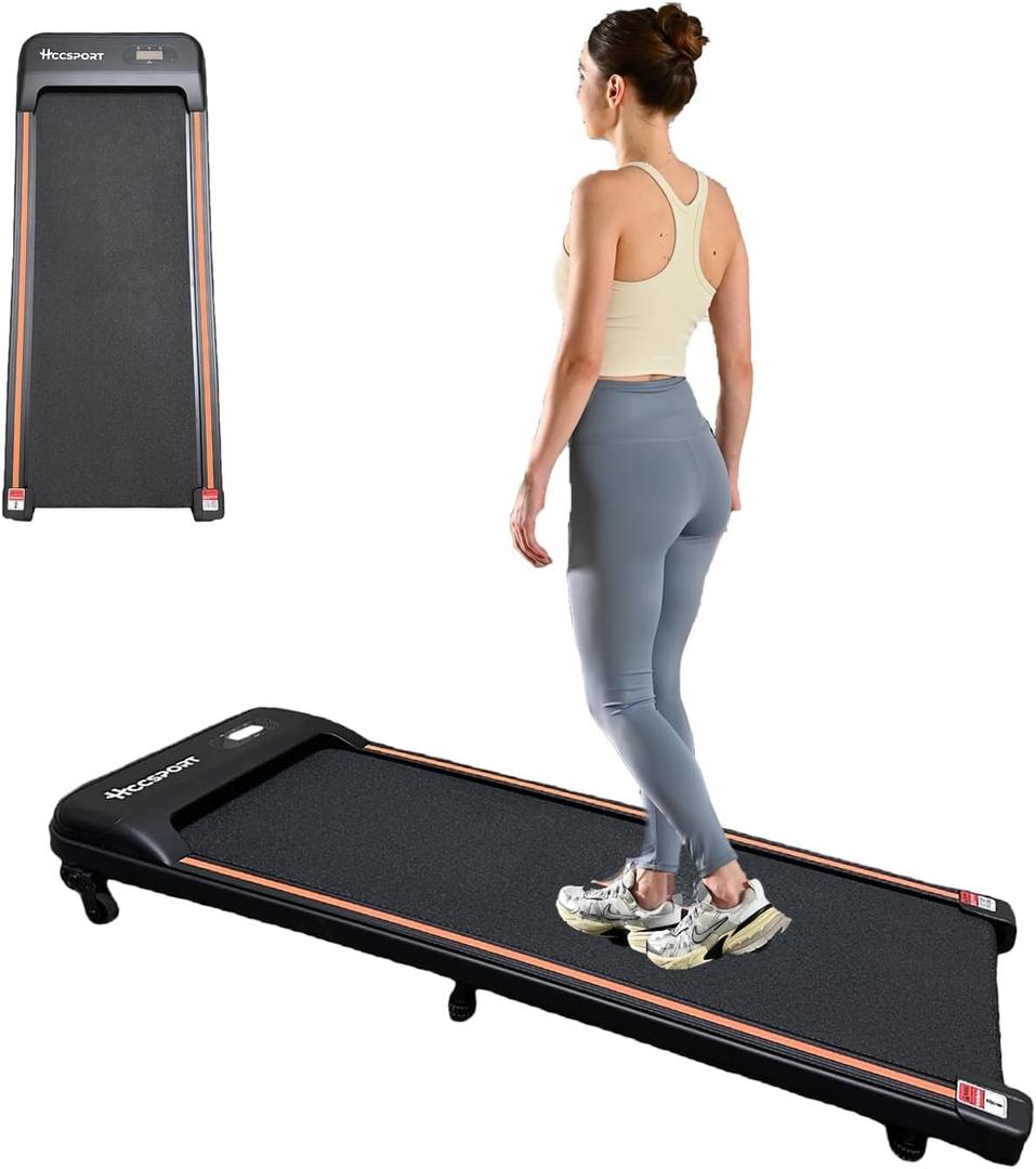 Foldable Treadmill with Incline Treadmill with Home Removable Desk Workstation 3.0 HP 3 in 1 Folding Small Compact Walking Treadmills 300 Lbs Capacity for Home Office (black)
