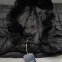 GOLDLADIES Women's Waterproof Long Down Jacket,Warm Winter Hooded Puffer Coat Thickened for Hiking Outdoor (X-Large, Black)