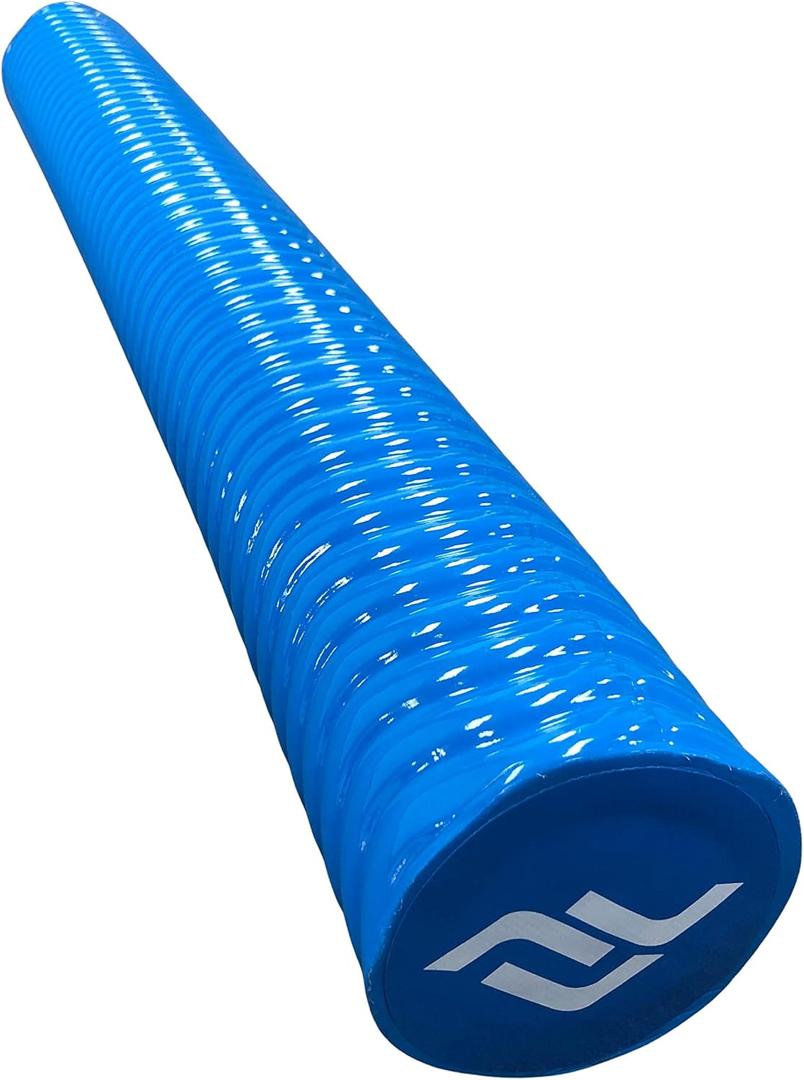 IMMERSA Jumbo Swimming Pool Noodles, Premium Soft Water-Based Vinyl Coating and UV Resistant Foam Noodles for Swimming and Floating, Lake Floats, Pool Floats for Adults and Kids. (Bahama Blue)