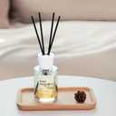 Reed Diffuser - Sea&Guaiac Wood 4.06oz (120ml) 1 Pack Essential Oil Reed Diffuser Set with 8 Sticks, Long Lasting Fragrance for Home, Bathroom, Bedroom, Room, Decor