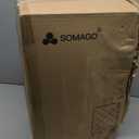 Somago Luggage Sets 20in Carry on Suitcase with TSA Lock YKK Zipper Spinner Wheels ABS Hardside Luggage 3 Piece Weekender Bags Travel Set, Light Blue