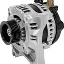 SCITOO Alternator Fits for Ford for F-250/ for F-350 Super Duty 2009-2010 V8 5.4L / V10 6.8L, for F-450/ for F-550 Super Duty 2010-2012 V10 6.8L 12V 150Amp CW 6-Groove Pulley 104210-5820