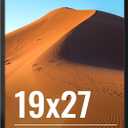 LaVie Home 19x27 Picture Frame for Wall Display, 19x27 Black Picture Frame with HD Plexiglas, 19 x 27 Poster Frame 1 Pack, Display Frame for Vertical or Horizontal, Classic Collection