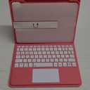 Compatible for iPad 11th 10th Generation Case with Keyboard, Folio Cover with Pencil Holder, Multi-Touch Trackpad, 7 Color Backlit, Detachable Keyboard for iPad (A16) 11th/10th Gen (Pink)
