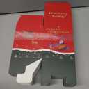 Windyun 48 Pcs Merry Christmas Gift Boxes for 12 oz Sublimation Glass Tumbler Cup Exhibition Packaging 4.7 x 4 x 4 Inch Santa Snowman Wrapping Boxes for Drinking Jars Can Display, Red White Green