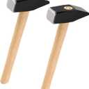 2 PCS 3 Pound Cross Peen Hammer, 3 lb Blacksmiths Hammer with Wooden Handle for Metalworking, Machinists and Engineers