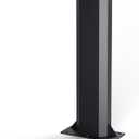 EV Charger Pedestal, Outdoor EV Charger Stand, Pedestal for Charging Station, Applicable to All Charging Case Styles, Floor Mounted, All Weather, Electric Vehicle Pile, Stainless Steel, Black