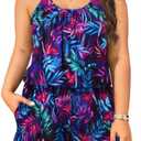 Tempt Me Romper One Piece Swimsuits with Short - Women Boyleg with Pockets Bathing Suit Modest Swimwear.22