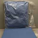 Arden Outdoor Foam Deep Seat Cushion Set, 22 in x 24 in, Weather-Proof, Rain-Proof, Fade Resistant Patio Cushion, Bottom and Back Cushion for Chair, Sofa, and Couch French Blue Texture (1 Pack)