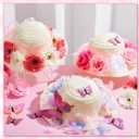 Hotop 197 Pcs DIY Girls Straw Hats Set Tea Party Hats for Kids Include 24 Pcs Straw Hats 48 Pcs Artificial Flower 24 Pcs Faux Butterfly 100 Pcs Fake Feather Straw Hats for Craft Dress up Hats
