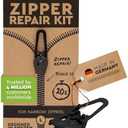 ZlideOn Zipper Pull Replacement - Black, Narrow (L) - Instant Zipper Replacement Slider