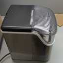 Countertop Nugget Ice Maker Pro - 34lbs/24H, Self-Cleaning Pellet Ice Machine with Soft Chewable Ice, One-Touch Operation for Home, Kitchen, Office (Silver)