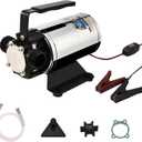 Water Transfer Pump 12V 330GPH, LilMonster Auto Portable Electric Utility Water Pump Self-Primingwith Suction Hose Kit