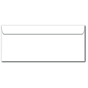 Business Envelopes #11 Size (4 1/2" x 10 3/8") - 24lb Bond Bright White - 100 Pack