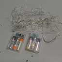 2-Pack 50 LED Fairy Lights Battery Operated with Remote Control Timer, 16 FT 50 LED Battery Lights Outdoor Indoor, 8 Mode Twinkle String Lights for Classroom Party Bedroom Christmas Dcor (Warm White)