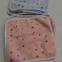 Tudomro 8 Pcs Guinea Pig Bedding Cage Liners Bulk Waterproof Blankets Small Animal Flannel Throw Bedding Absorbent Reusable Pet Pee Sleep Mat Pad Cover for Hamster Ferret (Dot,12 x 12 Inch)