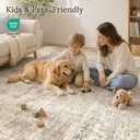 cotiled 9x12 Area Rug for Living Room: Washable Soft Abstract Rugs Beige