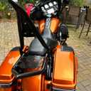TDZ Black Detachable Luggage Rack for 2009-2025 Harley Touring Street Glide Road King Road Glide Electra Glide