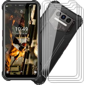 [4-Piece] for Oukitel WP9 (5.86") Screen Protector,HHUAN 9H Hardness Anti-Scratch Tempered Glass Screen Protector,No Bubbles Tempered Glass Protective Film for Oukitel WP9
