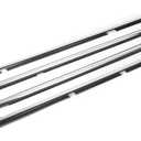 GZYF Auto Window Seal Weather Stripping, 4PCS Window Moulding Trim Seal Belt Weather Strip for Honda Accord 2008-2012, 4-Door Sedan,Replaces#72410-TA0-A01 72450-TA0-A01 72910-TA0-A01 72950-TA0-A01