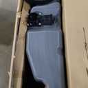 Camco Rhino 28-Gallon Portable Camper/RV Tote Tank | Features 2 Steerable No-Flat Front Wheels & Built-In Gate Valve | Includes Removable 24" Tow Bar, 3 Sewer Hose & More RV Accessories (39005)