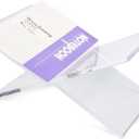 Large Clear Acrylic Book Stands for Display, Amlits, Best Reading Bookstand Display Open Holder for Cook Books Magazines, Newspaper, Textbooks (Clear)