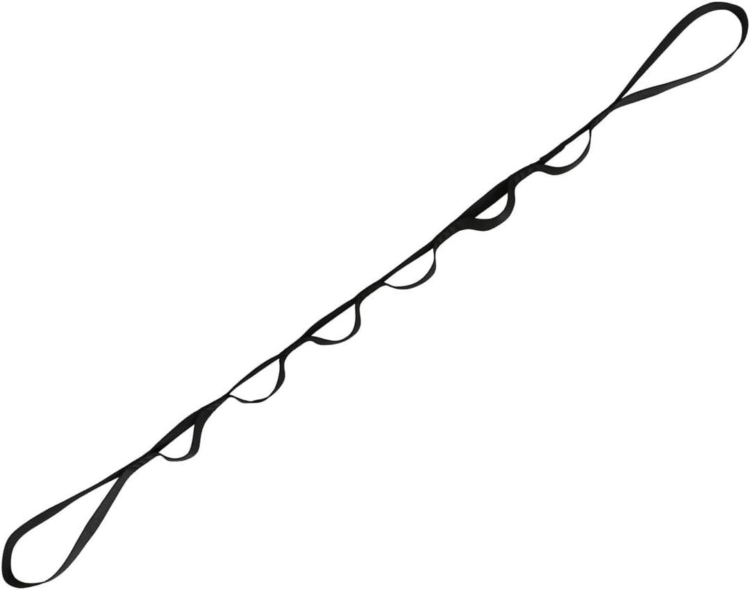 Fun and Function Daisy Chain for Swings - Sensory Swing Extension Strap - Adjustable Swing Strap Heavy Duty - Black Swing Chain - Extra Long Swing Strap