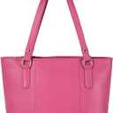 Leather Purse For Women - Real Leather Tote For Women - Ladies Shoulder Handbag For Work, Travel, Casual Use