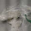 15 PCS Glitter Butterfly Christmas Tree Ornaments, Hollow-Out Butterfly Christmas Decoration with Clips, Craft Xmas ornaments, Christmas Tree, Wreath, Garland, Office, Home Decorations, White