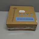 Broom with Dustpan Combo Set 54 Long Handle Household Dust Pan for Home Office Kitchen Cleaning Black & Grey