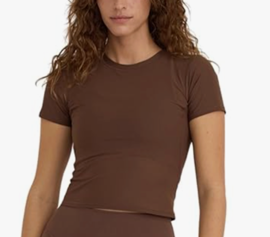 Organic Basics Womens Active Mesh Short-Sleeve T-Shirt, Large