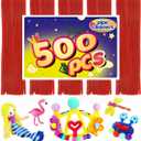 Red Pipe Cleaners (500 Count) - Arts & Crafts Supplies (Medium)