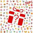 Diamond Art Magnets for Refrigerator, DIY Stickers Kit, 30 Pieces, for Adults and Kids (Cartoon-001)