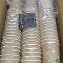 12 oz Compostable Coffee Cups 120 Pack, BPI Certified Disposable Coffee Cups 12 oz, PLA Coated Natural Kraft Paper Cups for Office, Coffee Bar & Travel