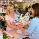 17FEIVRLU Butterfly Flower Wrapping Paper Kit, 261 Pcs Graduation Bouquet Wrapping Paper 20 Set Butterfly-Shaped Waterproof Money Bouquet Accessories for Florist Supplies DIY Craft Mother's Day 2026
