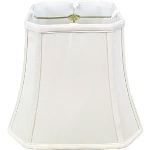 Royal Designs, Inc. BSO-705-10WH Square Cut Corner Bell Basic Lamp Shade, 5 x 10 x 8.75, White