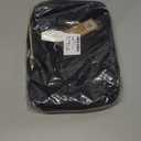 BAGSMART Toiletry Bag Travel Bag with Hanging Hook, Water-resistant Makeup Cosmetic Bag Travel Organizer for Accessories, Shampoo, Full-size Container, Toiletries (Black, Medium)