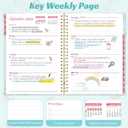 2 x 2026 Planner for Women - Weekly and Monthly Planner 2025-2026, Use Now Through Aug 2026, Daily Academic Calendar Planner Book, with Inner Pocket Gift Box, Perfect for Office Home School- A5 (6.1" x 8.3") (Green)