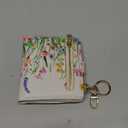 Jogjam Floral Flowers Rfid Ladies Wallet, Small Slim Thin Compact Credit Card Women Wallet, PU Leather Bifold Cash Zipper Coin Pocket ID Window for Female